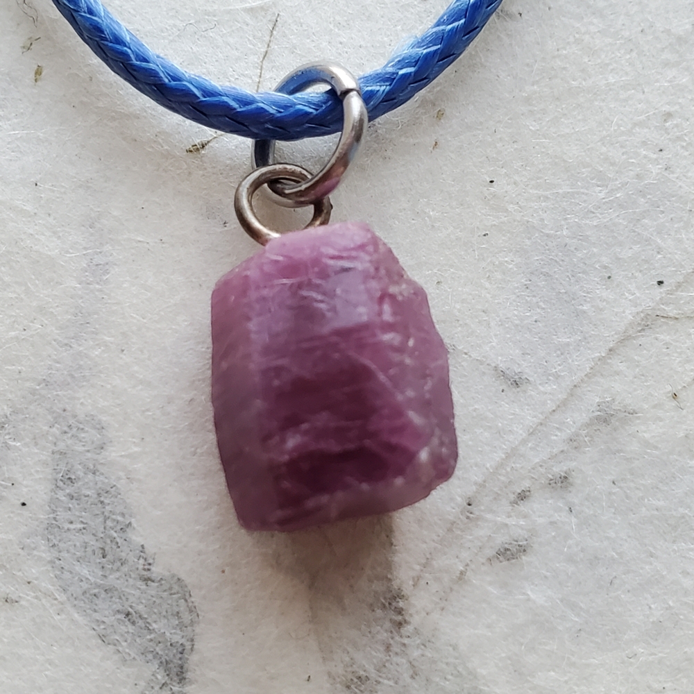 Ruby Gemstone Pendant Necklace - image 3